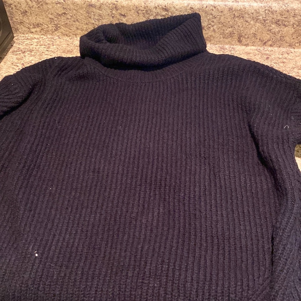 Black turtle neck